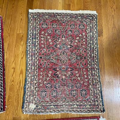 Lot 48 - Three Woven Small Accent Rugs