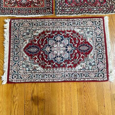 Lot 48 - Three Woven Small Accent Rugs