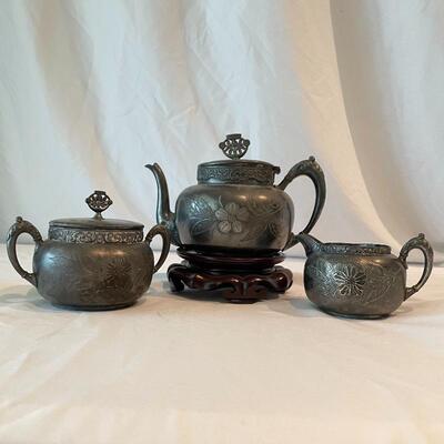 Lot 52 - Triple Plate Tea Set
