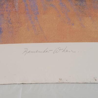 Lot 107: Signed, Numbered and Titled Print