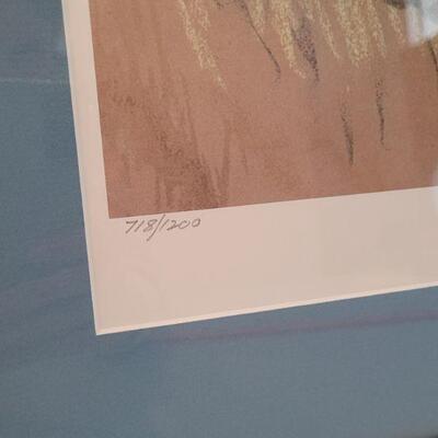 Lot 110: FRAMED, Pencil Signed, Numbered and Titled Frances Hook Print 