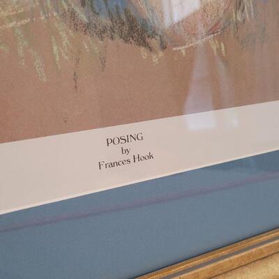 Lot 110: FRAMED, Pencil Signed, Numbered and Titled Frances Hook Print 
