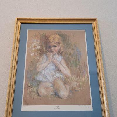 Lot 110: FRAMED, Pencil Signed, Numbered and Titled Frances Hook Print 