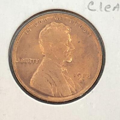 Lot 11 - 1913 D  Lincoln Wheat Penny