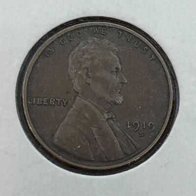 Lot 15 - 1919 S  Lincoln Wheat Penny