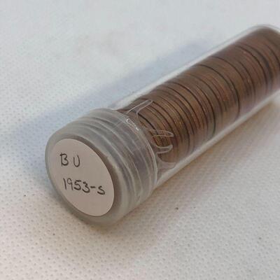 Lot 21 - Roll of 1953 S Lincoln Pennies