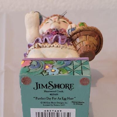 Lot 113: Jim Shores "Purrfect Day for an Egg Hunt"