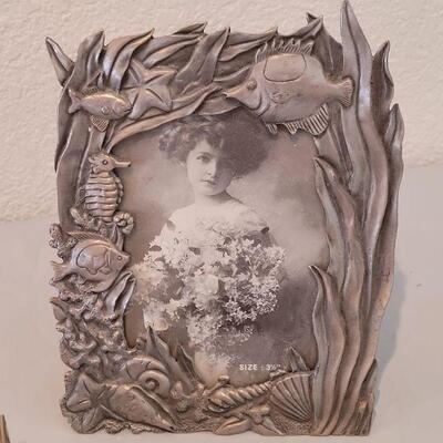 Lot 118: Marine Life (2) Photo Frames and Music Trinket Box