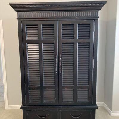 GORGEOUS High End Armoire Cabinet All Wood GORGEOUS!!! 4' x 2' x 7'