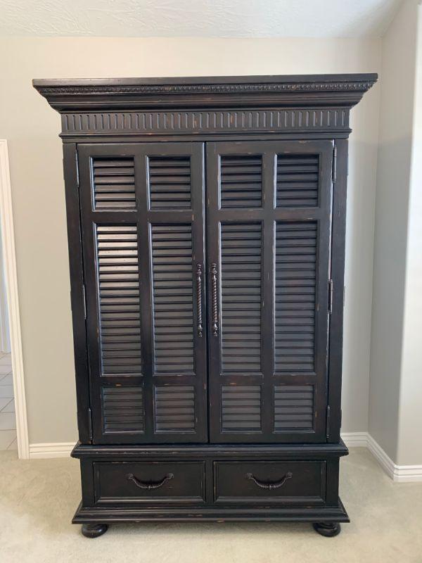 High End Armoire All Wood 4' x 2' x 7