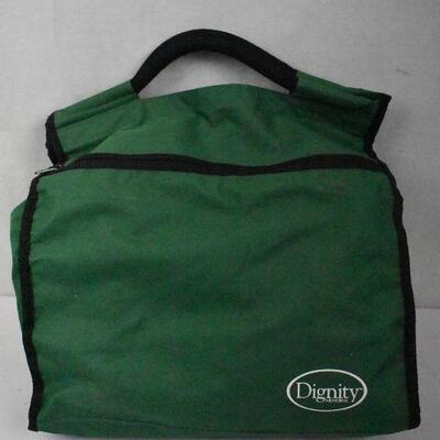 8 pc Bags: 7 Reusable Shopping Bags + 1 Gray Toiletry Bag