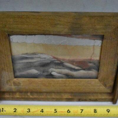 Exotic Sands Moving Sand Picture with Wooden Stand