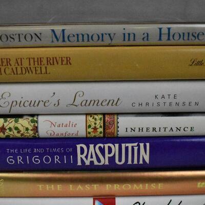 9 Hardcover Fiction Books: LM Boston -to- Hinton