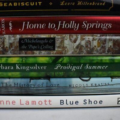 7 Hardcover Fiction Books: Robert Harris -to- Anne Lamott