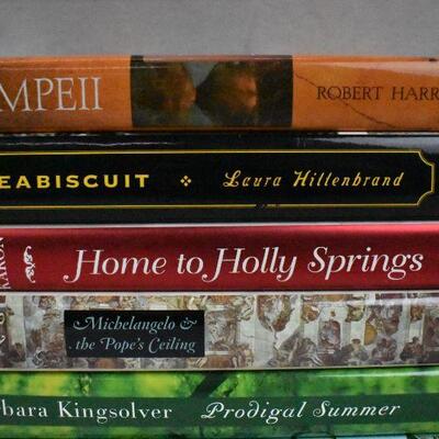 7 Hardcover Fiction Books: Robert Harris -to- Anne Lamott