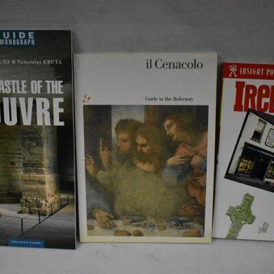 6 Travel Books: Louvre, Ireland, Vatican City, etc.