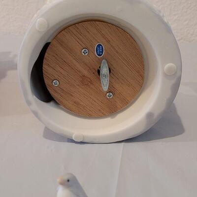 Lot 150: Goebel Cat Water Globe and Magnetic Skating Penguin Music Box 