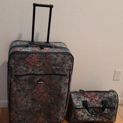 Lot 164:  Samsonite Rolling Luggage and Duffle Bag 