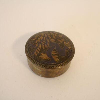 Lot #72: Vintage Hand Painted Dragon Trinket Box