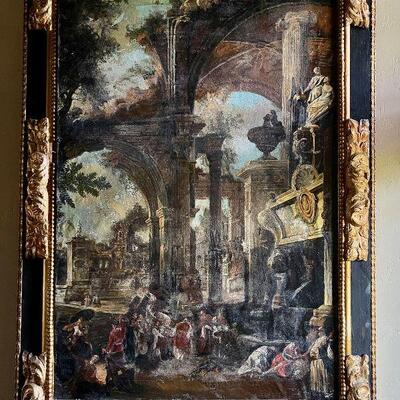 Late 17th C Charming Early Classic Italian Oil Painting