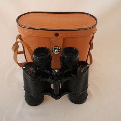 Lot #78: Vintage Sunset Fully Coated Optics 7x35 Binoculars with Leather Case 