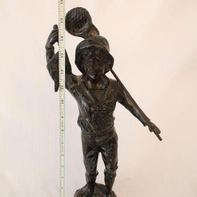 Lot #77: Fisher Boy Statue 