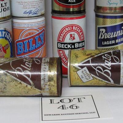 13 Vintage Beer Cans  Read Description for More Details