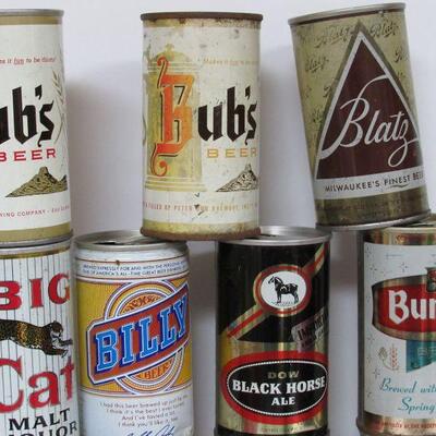 13 Vintage Beer Cans  Read Description for More Details