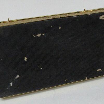 Vintge Pierced Metal Kleenex Holder