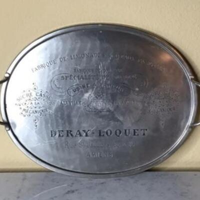 253 - ROGERS Heavy Silver-plate Footed Platter