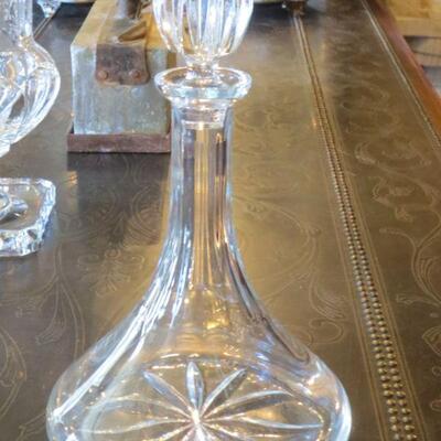249 - Glass Ships Decanter - Maker Unknown 