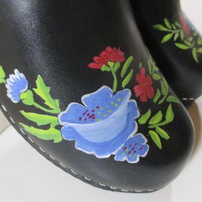 Hanna Anderson Clog Hand-painted -Brazil made Shoes 