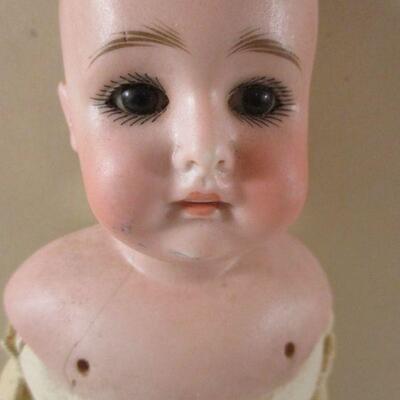 Antique Leather Body Doll  Made in Germany  For Repair 