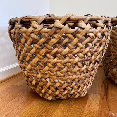 Lot 70 - Two Large Quality Planter Baskets