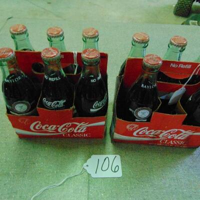 Item 106 Coke bottles -- 