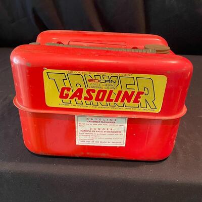 Lot 76 - Vintage Gas Can & Enamel Tub