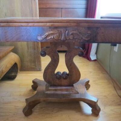 359 - Antique Harp Base Game Table