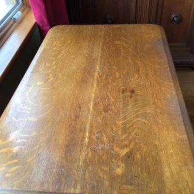 360 - Tiger Oak Writing Table