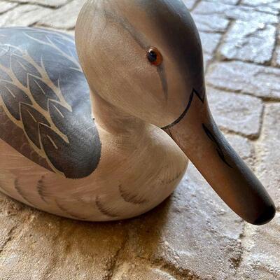 Hand Carved Painted SIGNED HORNICK Mallard Decoy