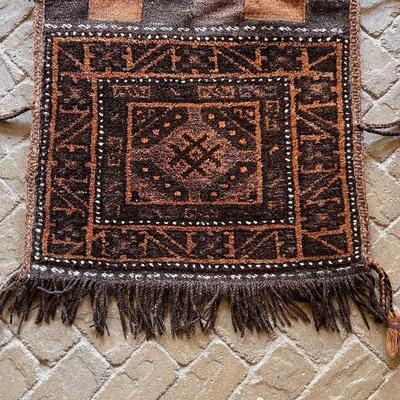 Hand Crafted Double Persian Saddle Salt  Bag