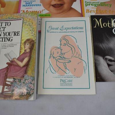7 pc Baby Magazines (4) & Books (3)