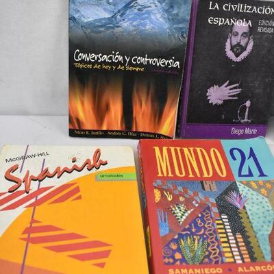 Spanish Textbooks, Conversacion y controversia to Mundo 21