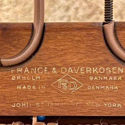Pair Danish MCM Peter Hvldt France & Daverkosen Chairs