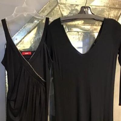 C131 - (2) Simple & Casual Black Dresses 