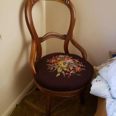 Needlepoint vintage chair 
