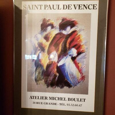 Print Framed poster Saint Paul De Vence
