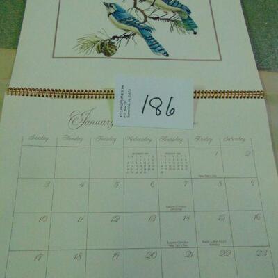 Item 186 Calendar