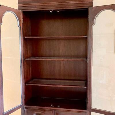 Lot 19  Contemporary Federal Style Book Case/ China Cabinet 