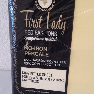 Lot 183:  New King Fitted Sheet