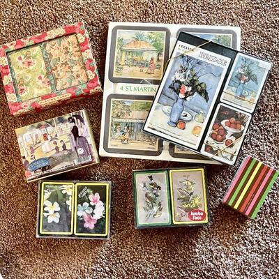 Lot 29  Group Lot of Picture Back Playing Cards